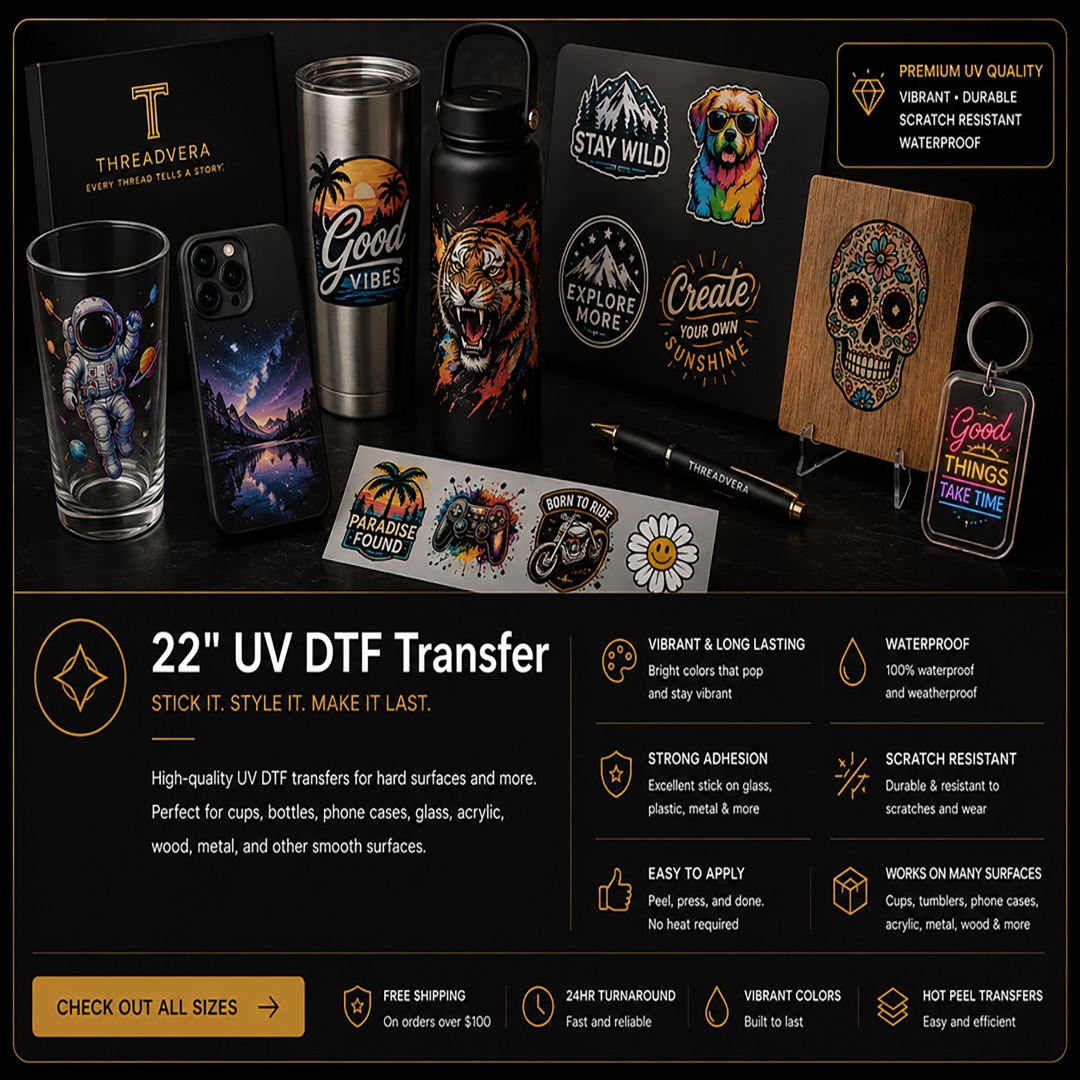 22uvdtftransfer 22" UV DTF Stickers - Image 1